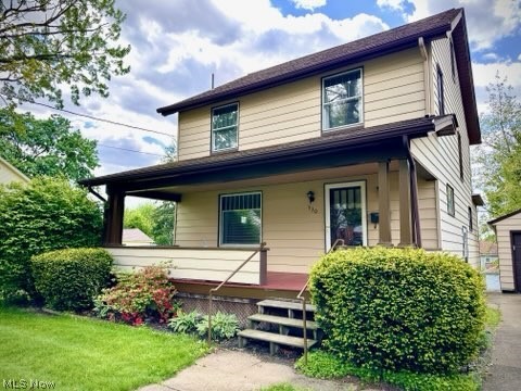 Discover this charming Niles home where life feels a little easier—more relaxed and refreshingly affordable. Tucked in a welcoming neighborhood with sidewalks and alleyways, this well-cared-for home greets you with a spacious, inviting front porch.  Inside, a cozy living room is anchored by a gas log fireplace and flows seamlessly into a formal dining room. The kitchen comes equipped with all-new appliances, offering a great starting point for your own vision and updates.  Upstairs, you’ll find three comfortable bedrooms and a full bath, while the finished third-floor attic provides flexible space for a fourth bedroom, home office, or creative retreat. Thoughtful updates offer peace of mind, including a new furnace and central air (2021), hot water tank (2019), fresh exterior paint (2023), and new chimney liner.  Additional improvements include a new back porch entrance, flat roof and railings, glass block windows, attic insulation, gutter guards, and durable, low-maintenance steel siding.  A sloping backyard is perfect for winter sledding and summer water slides, creating year-round fun for kids right at home!  Blending nostalgic Americana charm with practical updates and affordability, this home is a smart opportunity you won’t want to miss.