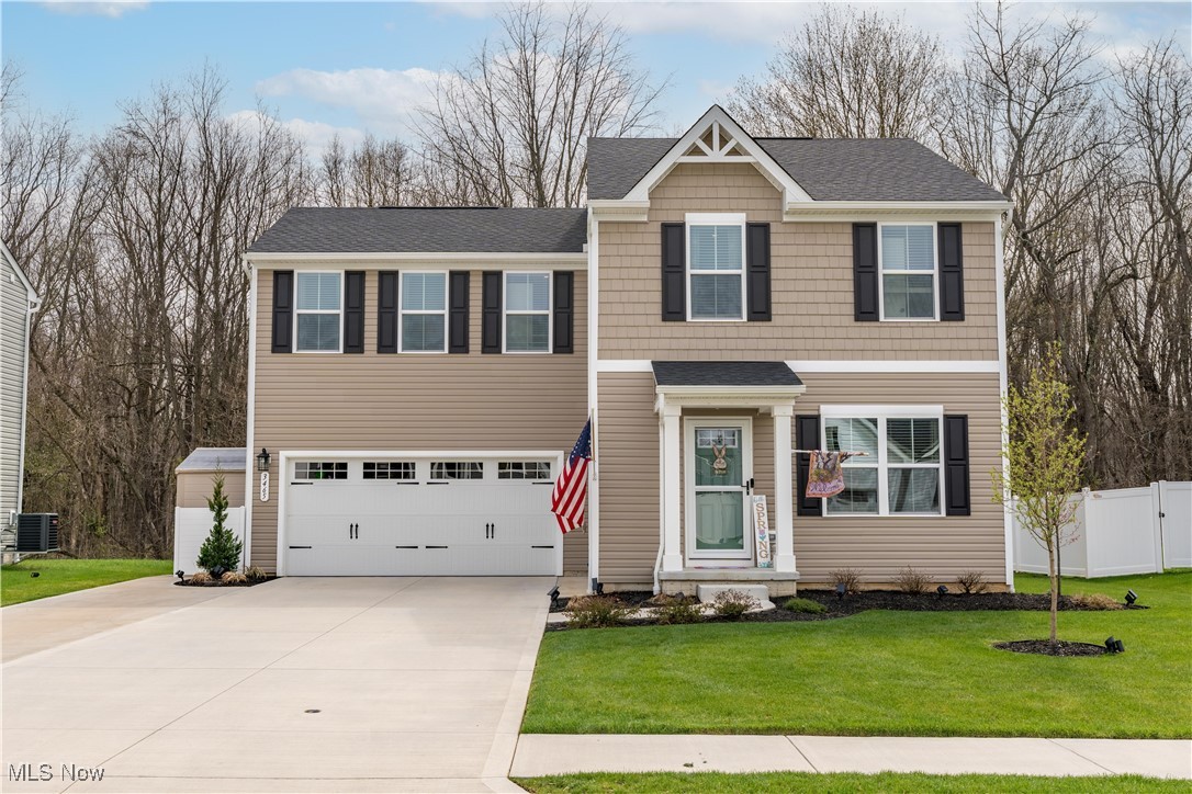 Welcome home to this almost new 4 bedroom 2 1/2 bath home!  You will love all the upgrades in this home and the private view out the back.  The sellers have added a brand new shower in the master bathroom, nice large deck off the kitchen with a covered pergola with screens, LVT in all areas except the 4 bedrooms are carpet, upgraded cabinets, granite countertops, extra parking pad in driveway, a gas range, storm doors on all 3 exterior doors, beautiful landscaping, all windows with 2" blinds, shelving in the garage, outside storage shed and much more.  Why build when you can have this home with all the upgrades.  Move in ready and meticulously maintained, only 1 1/2 years old.  Did I mention the Sippo Valley Bike Trail is right behind this lot behind a few lines of trees (this trail is 10 miles long).