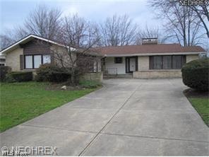 Updated brick ranch near I-271 and minutes away from Legacy Village, shopping and parks!  Enjoy first living at its best. This home comes packed with plenty of storage, first floor laundry room and a fireplace that can be used in both the dining and living room.  May of the rooms were just recently painted with neutral colors and the sun-room is carpeted.  Other updates include:  A completely remodeled master suite with a newer bathroom and a large closet with a custom closet organizing system, the basement is carpeted and french doors were installed for easy access to your newer deck.  This home also comes equipped with some helpful accessibility features:  aluminum ramp in the garage leading up into the house and another leading down off the back deck to the lawn.  The bathroom was also designed with accessibility in mind.  This spacious ranch has plenty to offer.