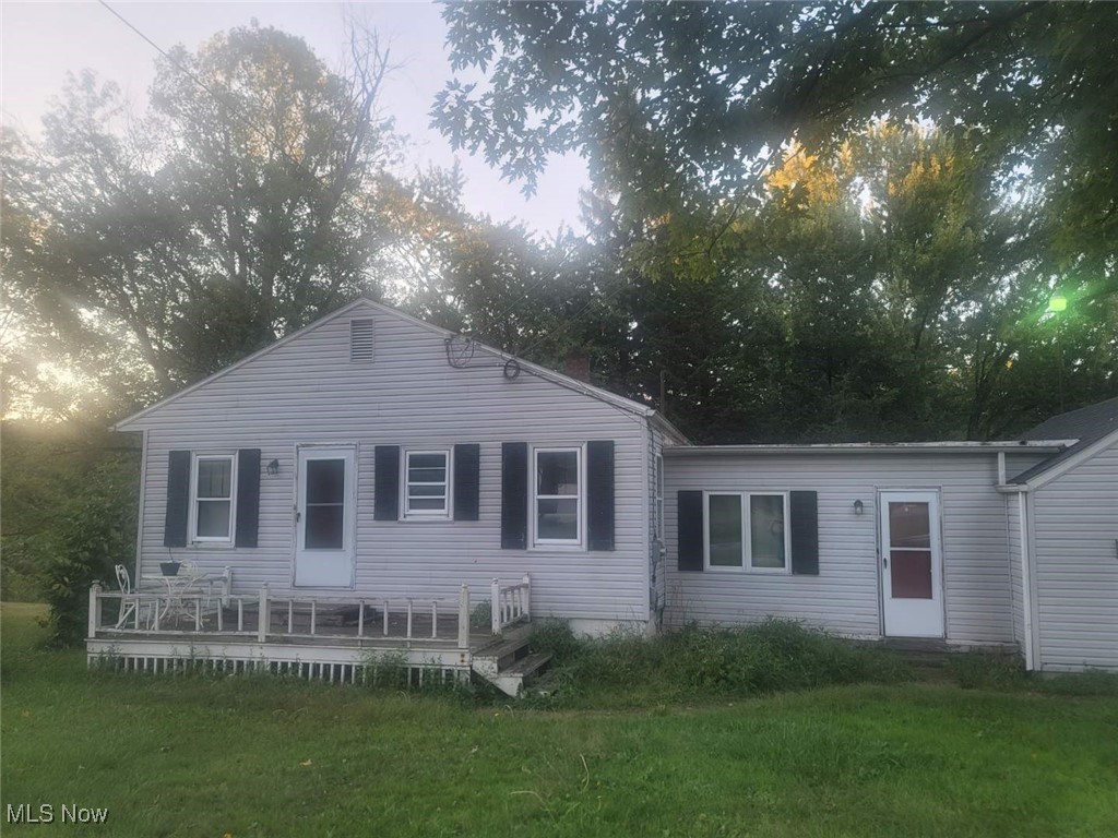 It won't take much to make this house perfectly updated. The lot is about an acre of land that backs up to a creek. The back yard has a deck to view the wooded land. The house does have central air however it will need maintenance and hooked up by new owner. The house has had some recent repairs and maintenance such as a newer roof and some other minor repairs. Come see today, call for a private showing. Seller says to bring all offers, selling as-is.