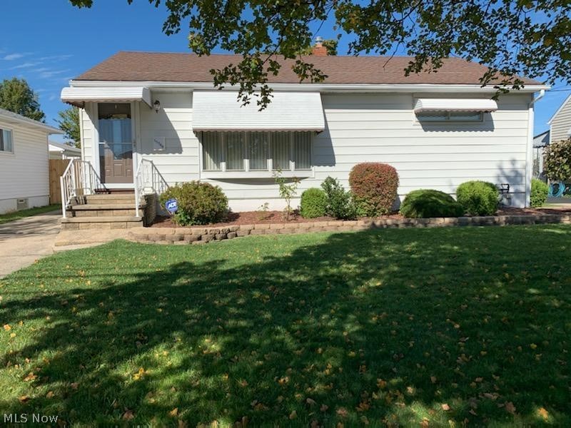 Welcome Home! This Well Maintained Ranch is in Beautiful Brook Park. This 3 Bed 2 Full Bath property has everything you need and More! A large family area addition features a awesome wood burning fireplace and dining space. The open kitchen has great light and all kitchen appliances stay. There’s a clean and bright laundry room with office area. And the basement also has a large finished area with storage space. Outside, the spacious yard is fully fenced with a big patio AND covered deck. 2.5 Car Garage with Opener. Hardwoods under carpet in bedrooms. Furnace and HW Tank 2016. Many more updates. Please ask for the complete list! Convenient location, close to shopping, schools, and highways. Sellers will be providing a clear Point of Sale Inspection Report and One Year Paid Home Warranty.