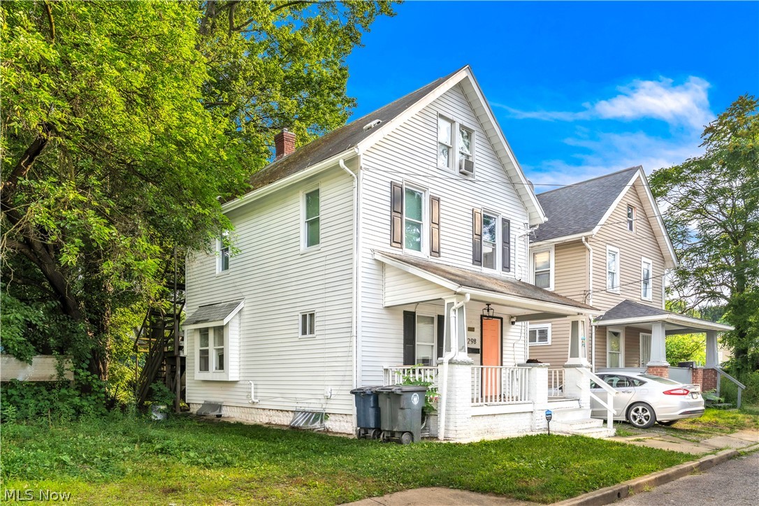 Welcome home to this beautifully updated 4-bedroom, 2 full bathroom home tucked away on a quiet dead-end street just minutes from the University of Akron. Inside, you'll find a gorgeous, updated kitchen, two beautifully renovated full bathrooms—including one conveniently located on the main floor—and spacious living areas designed for everyday comfort. The inviting front porch is the perfect place to relax, enjoy the peaceful surroundings, and unwind after a long day. With low traffic, modern updates throughout, and a convenient location close to shopping, dining, parks, and the University of Akron, this move-in-ready home is one you won't want to miss!