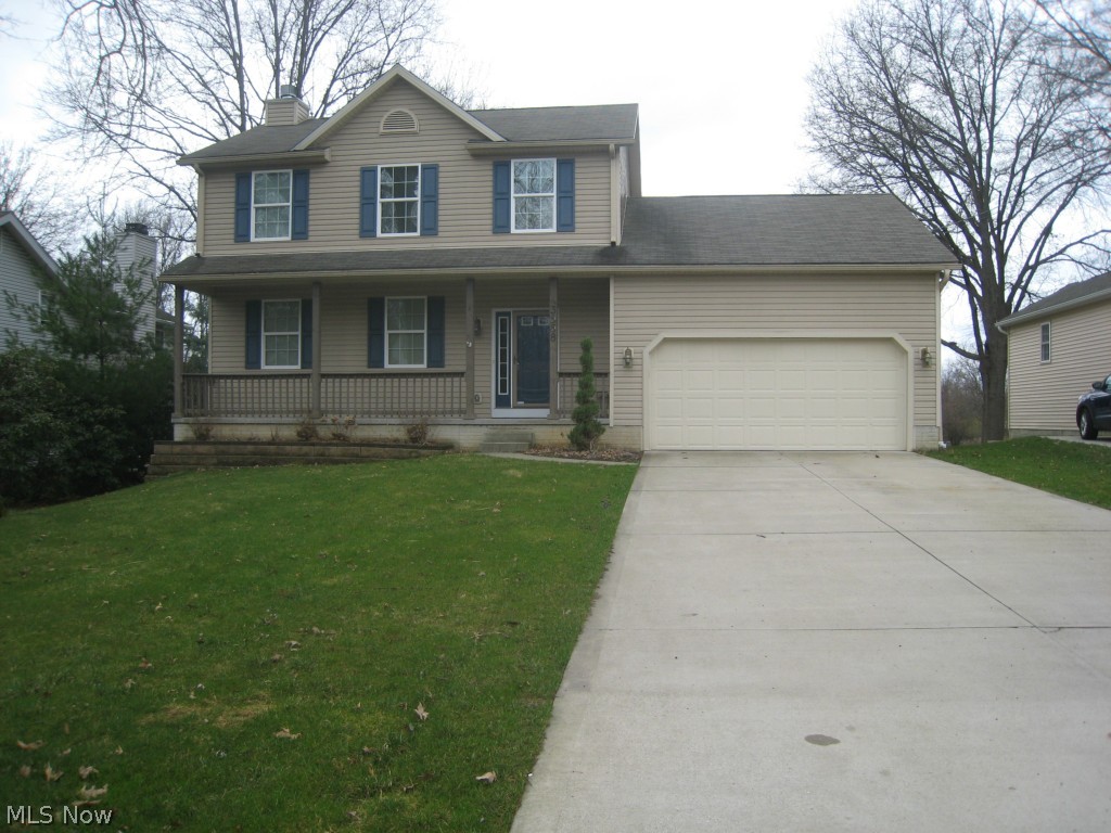 Everything in this colonial is less than 8 years old! This home was built in 2007 and has over an acre of land. There are 3 bedrooms, 2.5 baths.
It has a cozy great room with gas fireplace. This eat in kitchen is totally upgraded with corian counter tops, oak cabinets, double ovens, cook top range, and gorgeous tile work. There is an island for extra convenience as well. There are also sliders to the deck, patio and wonderful above ground pool. There is also a laundry and half bath on the main level. The master bedroom has full bath with shower and two closets. The poured basement is 10 course and plumbed for a bath. The 2 car garage has extra storage and hot and cold water.