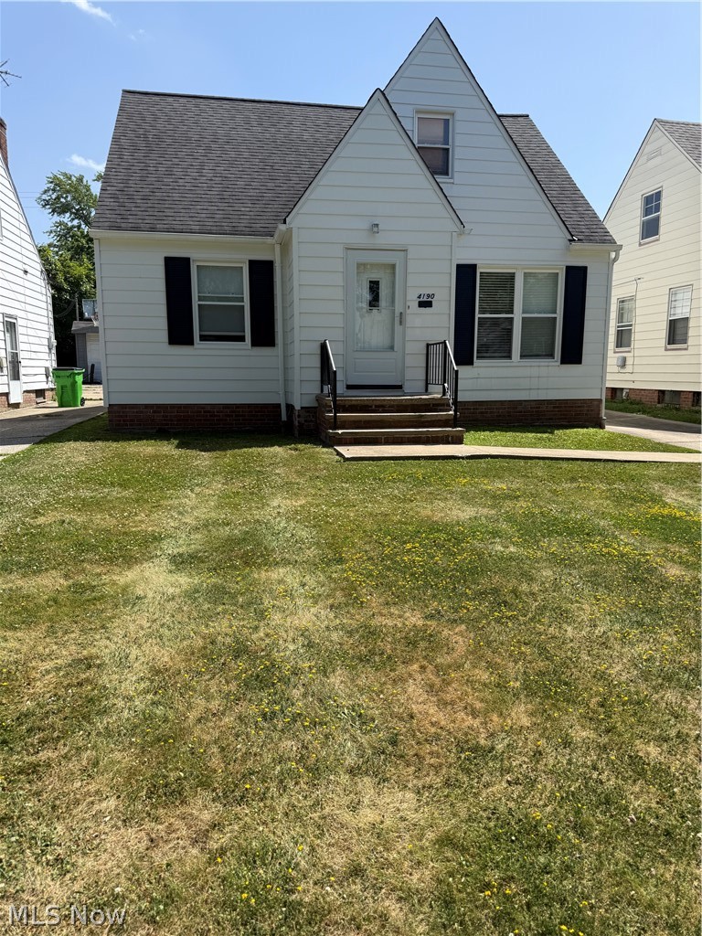 Welcome to this 4-bedroom home on a desirable street in South Euclid. This has 4 nice-sized bedrooms and a full basement. The bathroom was completely updated down to the studs. Newer kitchen, 2-car garage, and a large deck, all on a nice lot. This home includes all appliances, including the washer and dryer. Leaf guards, home warranty included.