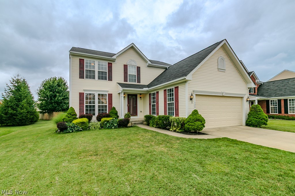 With one of the best lot locations in Heisley Park and tucked away on a quiet cul-de-sac, this freshly refreshed Colonial offers over 2,600 finished square feet, a private backyard setting, and a flexible floor plan that grows and changes right along with you. Fresh paint and brand-new carpet make this home move-in ready, so you can just unpack! Three separate living spaces give everyone room to gather—or room to retreat. Whether you're hosting family dinners, working from home, enjoying a quiet cup of coffee in the Morning Room or cheering on the Browns downstairs (or crying over their Quarterback options), this home offers a best value option in the mid-range Colonial offerings, come see it and see for yourself!