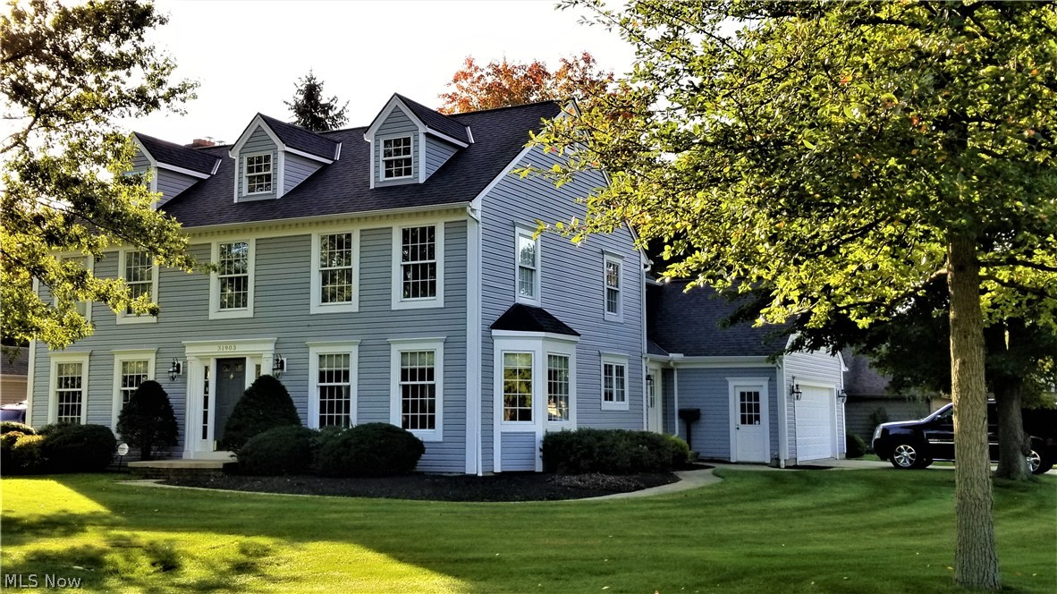 Are you ready to make the move to Avon Lake? If so, take a look at this gorgeous colonial home in The Westwinds! This classic Georgian Colonial home has all of the space (and bathrooms) your growing family needs! With a large kitchen open to the family room, formal living, and dining rooms, and a private den/home office on the 1st floor.  The  2nd floor features four large bedrooms and THREE full baths. The basement includes a cozy finished rec room, workshop, and storage space. The private back yard offers abundant landscaping and a huge wrap around deck.  This property has been lovingly maintained and updated by the same owners since 1996, and is in excellent move in condition! Some of the updates include: New concrete driveway & walk to the front door; new roof, gutters, garage door, skylight and siding in 2011; new furnace & A/C in 2015. The Westwinds is an ideal neighborhood for your family and has community pools, tennis courts, and EZ access to Crocker Park & I-90. Interior pics