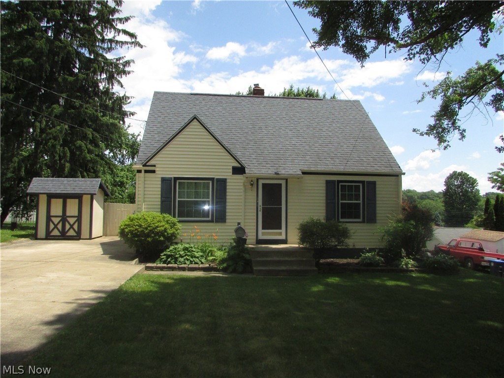 IN GROUND POOL!!  This lovely cape cod has 3 bedrooms, a finished basement, and an awesome pool.  There is a deck, patio sitting area, and the rear yard is completely fenced.  The walk out basement is partially finished with a fireplace.  An updated bathroom, newer carpet, vinyl windows, newer furnace and central air, freshly painted, and so much more.