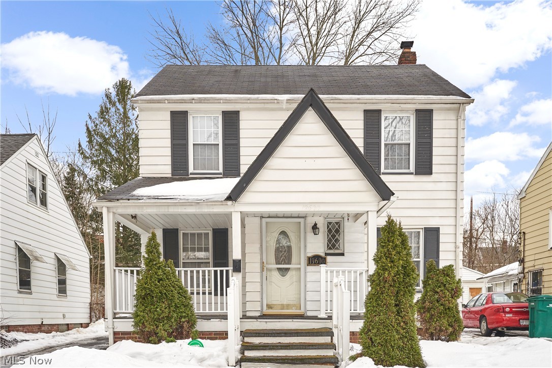 Charming Colonial with Modern updates! 3 beds, 1 bath. Arched doorways and built-ins add to the character of this home. Inviting front porch with space to enjoy the outdoors in the summer. Living room boasts a beautiful fireplace. Galley-style kitchen features stainless steel appliances. Large dining room with built-ins and refinished hardwood floors Upstairs offer the master bedroom along with two other bedrooms and a full bath. Attic area access for extra storage. Two cars detached garage. Partially finished basement with rec room. Fenced-in backyard with a playset. Updates: Appliances, vinyl in the basement, roof and furnace both within 3 years, new garage genie. Kitchen appliances stay. Home warranty included. Great location near shopping and freeway. Make this your home today!