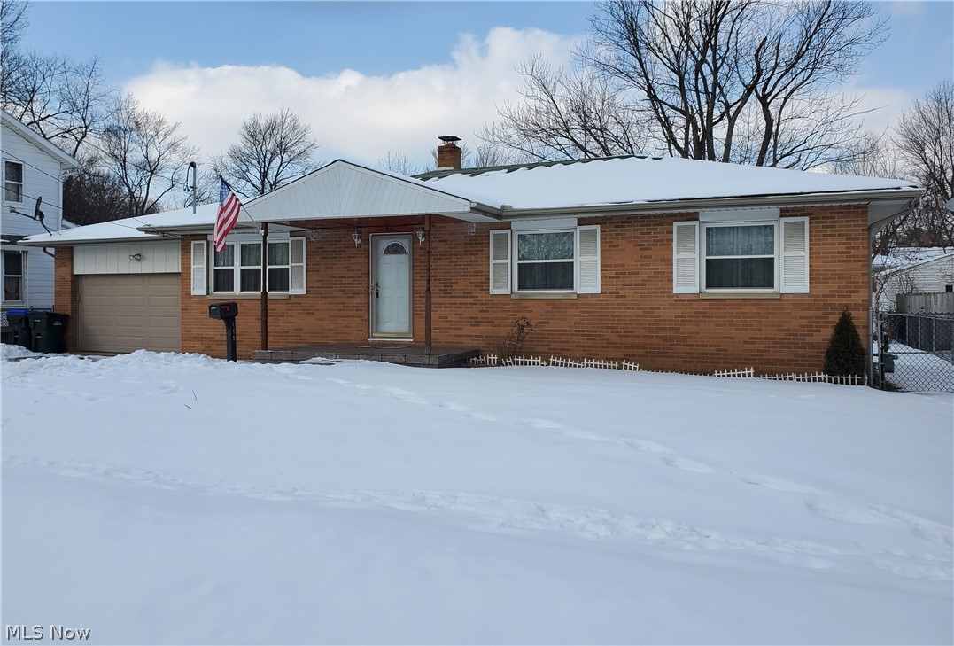 Looking for a 3 bedroom, 2 ½ bath quality brick ranch in Cuyahoga Falls?  Beautiful hardwood floors throughout the spacious living and dining rooms, hallway and bedrooms.  Master bedroom offers a half bath.  Nice slider off the dining room to the covered porch to enjoy during this summer.   Nicely finished lower level features recreation room, full bath with walk in shower and a separate room that could be used as an office, exercise room or 4th bedroom.   Nice laundry room with storage.   Large backyard in fenced in.  Playset conveys.
Attached 2 car garage and shed are a plus.