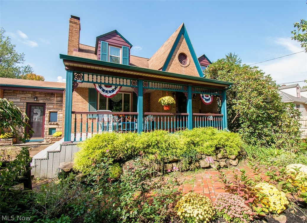Welcome to serenity. This Charming Cape cod with tons of character is waiting for you to come and enjoy its many amenities. Relish in the peaceful front porch surrounded by lush landscaping and shade trees. Relax and read a book in the large sun-room while taking in the view of the creek-fed pond and outdoor living space in the back yard. The lovely foyer is warm and inviting showcased by the original wood-burner stove.  There is a formal living room with a gas fireplace and lovely eat-in country kitchen with pantry.  The original floor plan had 2 bedrooms on the first floor. However, the current owners transformed the smaller bedroom into a laundry room, it could easily be used as an office or extra bedroom.  Upstairs is a bonus room, Master bedroom and master bath as well as an additional bedroom. Basement is partially finished with a recreation room and kitchen area accented with a  wood burning fireplace. A 1/2 bath and utility room complete the basement living space. In addition t