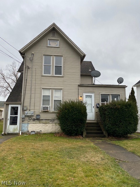 Located in Girard is this 2 bedroom/1 bath upper floor apartment.  Living room, dining room, kitchen has range and refrigerator which the tenant maintains and there is a shared driveway.  Monthly rent is $425.00 and the tenant pays all utilities.