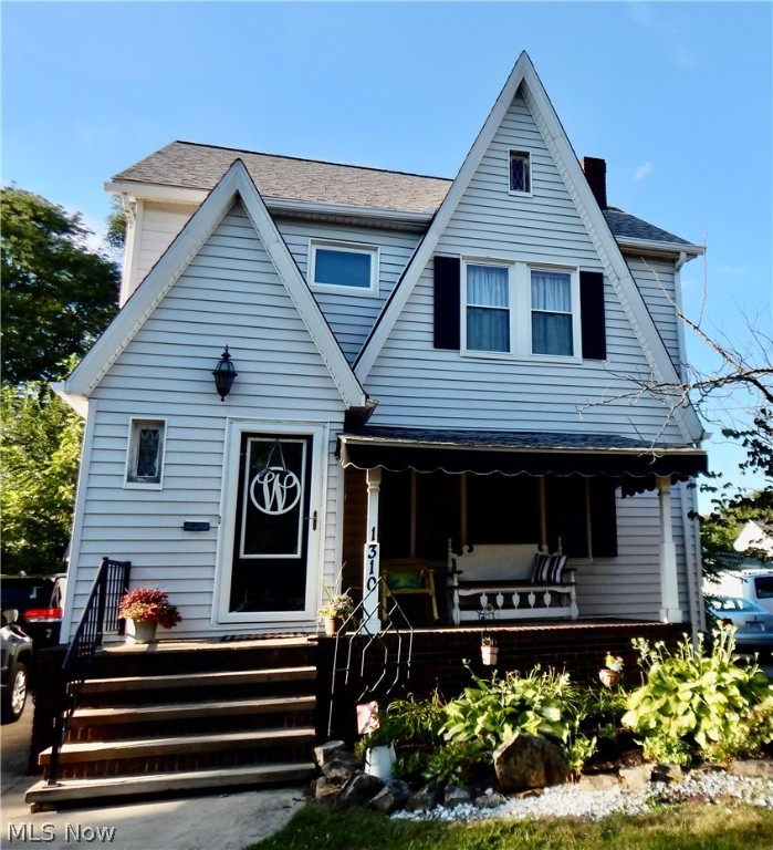 Welcome to this charming colonial in Old Brooklyn!  The living room features a gas fireplace and built-in cabinets.  The dining room has a new light fixture and french doors that lead out to the deck and backyard.  The kitchen has a new range and stainless appliances.  There is a mud room off the kitchen that leads to the backyard.  Newer wood laminate flooring throughout the first level and fresh paint.  Upstairs you will find 3 bedrooms.  The smallest bedroom has an extra room off of it that is currently being used as a playroom but could be an extra closet/storage space or an office. The bathroom upstairs has a brand new bathtub and shower/tub surround.  There is a large walk-up attic off of the master bedroom that could be finished to make another bedroom or more living space.  The basement has a 1/2 bathroom/toilet and plenty of room to entertain or use as a workout room.  The laundry room is also in the basement and the washer and dryer stay with the home.  The backyard features a large deck and patio as well as a large above-ground pool with a deck and slide.  The 2-car garage has a brand new metal roof and a deck off the back looking at the pool. Updates include: Hot Water tank 2018, Furnace 2022, Range 2016, Washer 2018, Dryer 2017, Pool Heater 2020, Pool liner 2019, Roof on garage 2021, bathtub and shower surround 2022.  Close to freeways and minutes to downtown.  Schedule your showing today!