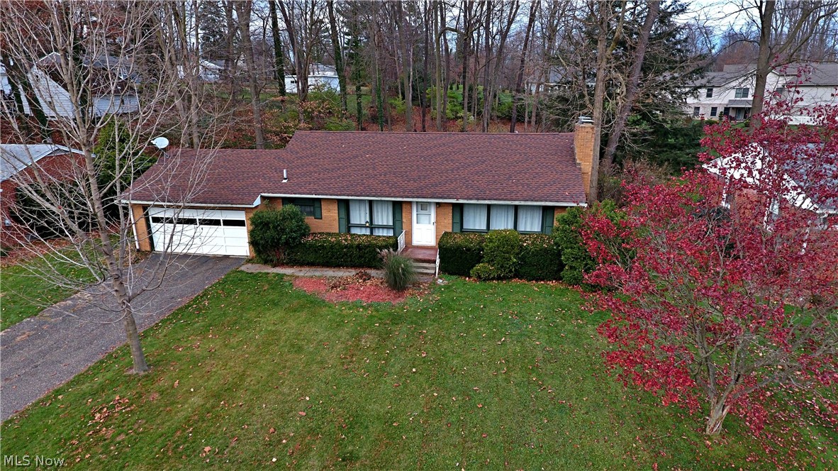Welcome home to this all brick ranch in Plain Twp schools. This adorable home has a large private backyard in a quiet neighborhood. Upon entry you will find a spacious family room with a wood burning fireplace. The kitchen is large enough for the whole family to gather for the holidays and offers lots of cupboard space and natural light to enjoy your coffee in the mornings.The home has hardwood floors throughout and offers 1st floor laundry and three bathrooms.The bedrooms also offer lots of natural light and plenty of closet space.This home has a newer roof as well as a  newer Carrier furnace and Central Air.The very large basement has another wood burning fireplace and an area large enough for a pool table or workout area.This home is move in ready.