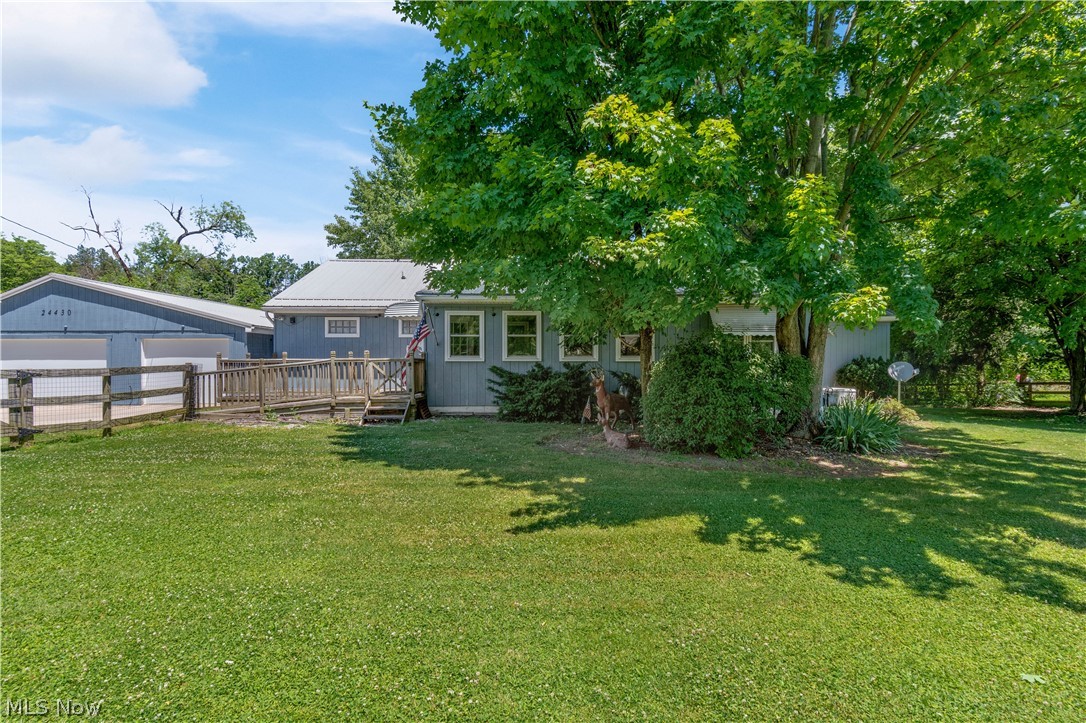 Are you looking for a once in lifetime horse property? Look no further! This unbelievable home is located on the Cleveland Metroparks Bridle Path that offers 9 miles of trails. Walk out your backyard, and you're on the trailhead! The lovely ranch offers over 1,500 square feet, 3 bedrooms and 3 full bathrooms, and offers HARDWOOD FLOORS throughout the home. This home has been meticulously maintained and does offer a whole home generator. Updates include- new septic system (2017), all metal roof (2016), Furnace-A/C (2020)-(many more listed in supplements-ask agent). The barn offers 3-11x15 and 4-12x12 stalls all with equistall flooring system, 60x60 INDOOR ARENA, heated tack room, 7 cedar lockers, hay loft (2000 bales), shaving storage, heated water trough. Every inch of space has been utilized perfectly, don't miss out on this amazing opportunity to own this property!
