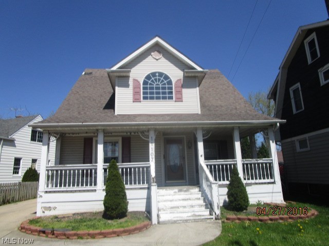 1.5 story cape cod home located near Garfield Park. The home offers an open 2,443 sf of living space with 3 bedrooms, 2 bathrooms, a galley style oak kitchen with plenty of storage, as well as a finished basement. The home also features a full front porch, detached garage, hardwood floors, and a stone fireplace. This property is conveniently located and offers some updates. REO Property sold AS-IS W/O Repair, Warranty or Seller Disclosure. The Listing Broker & Seller assume no responsibility & make no guarantees, warranties or representations as to the availability or accuracy of information contained herein. Tax/Assessment information has not been verified. Buyer or buyer's agent responsible for confirmation of information contained herein. Water activation not permitted, only air pressure test.
