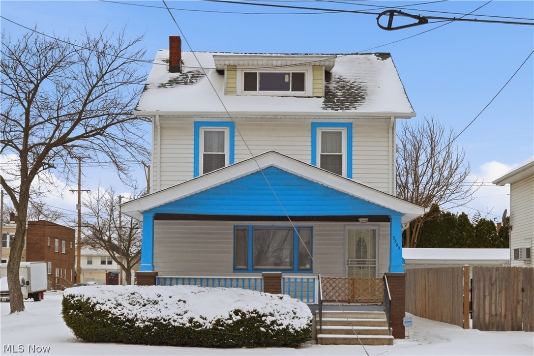 Welcome home to this lovingly cared-for colonial, proudly maintained by the same family for the past 50 years. Meticulously preserved and thoughtfully updated, this home is ready for its next owners to continue the tradition.

The eat-in kitchen features granite countertops and all appliances that remain with the home. A generous living room with a large picture window fills the space with natural light, while the formal dining room showcases charming built-ins that add character and functionality.

Upstairs, you'll find three nicely sized bedrooms and a beautifully remodeled full bath complete with a walk-in shower.

Enjoy your morning coffee on the covered front porch, and appreciate the peace of mind that comes with major updates including a newer roof and hot water tank.

This is a wonderful opportunity to own a truly well-maintained home filled with warmth and history.