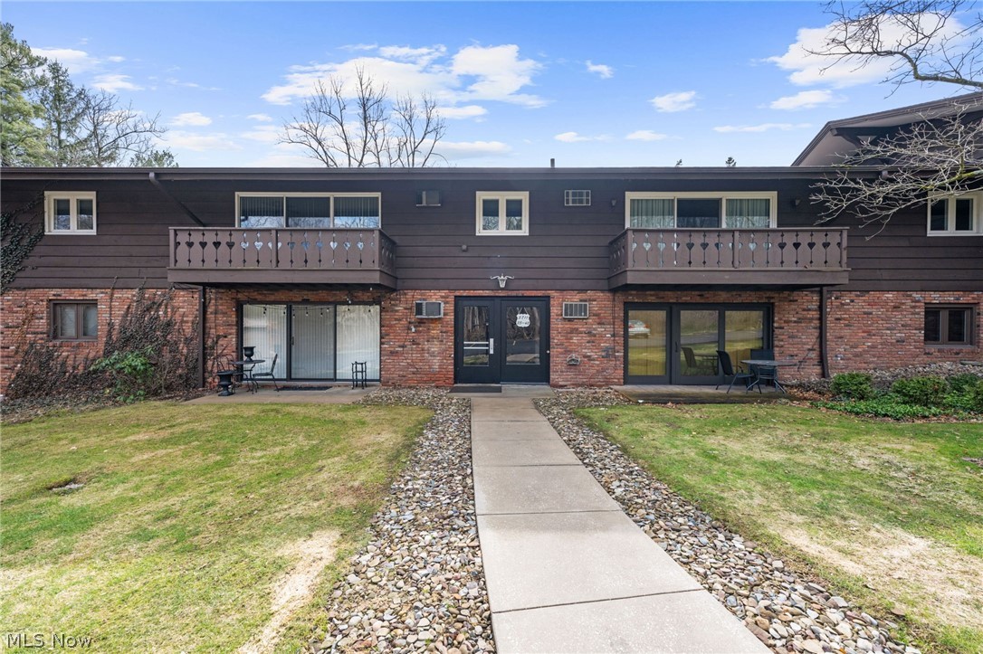 Welcome home to this bright, tastefully updated condo in the highly desirable Sherbrook Gardens of Solon. Whether you’re looking for a comfortable seasonal home in Ohio or a stylish, affordable place to enjoy year-round, this condo is a standout. Inside, the open-concept layout feels fresh and modern with newer LVT wood-look flooring and updated paint throughout. The crisp white kitchen features Shaker-style cabinets, solid-surface countertops, stainless steel appliances, and a classic subway-tile backsplash. The large full bath has been beautifully renovated with a tiled shower, ceramic flooring, a stylish vanity, updated fixtures, and lighting. The oversized bedroom is a true retreat, offering exceptional space and three closets for effortless storage. The living and dining areas flow seamlessly together, and sliding doors lead to your private balcony ideal for enjoying a quiet morning coffee or relaxing on a sunny afternoon. Set at the back of the complex away from the main road, the building offers a peaceful, park-like setting. A 1-car garage and plenty of guest parking add convenience, while the low monthly maintenance fee of $305 covers heat, water, trash collection, snow removal, and property maintenance making life here wonderfully carefree. This condo combines comfort, style, and simplicity in one inviting package. You’ll feel right at home the moment you walk in. Schedule your private showing today and experience it for yourself.