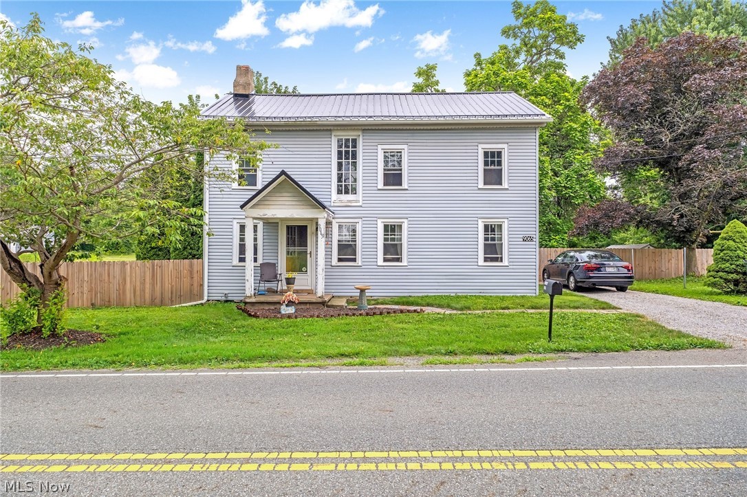 Welcome to 9065 12th Street..this two-story century home boasts both charm and character. From the moment you pull in the drive you will notice the tasteful updates that have been made to the home from the black metal roof to the newer fencing. The living room offers new vinyl plank flooring and fresh paint. The dining room offers newer flooring, paint and flows into the kitchen area. The kitchen offers more than ample cabinetry and a great sized prep bar perfect for parties and cooking! The full bath has been updated with new flooring, tub/surround, and vanity. The first floor bedroom and separate laundry room finish off the first floor. Upstairs there is a spacious bonus area that could be used as an office, bedroom,or secondary living area. Two great sized rooms share a full bath and finish off the second level. Outside you love the privacy and views. A large shed (11x27) offers electric and additional storage.Other updates include pressure tank, baseboard heating 2026. Fence and whole home/ yard clean out 2024-2026. Fence 2024, downstairs bathroom 2026, basement waterproofed 2024, metal roof 2021, new well in 2007, septic 2023. Call your favorite agent and schedule a showing today!
