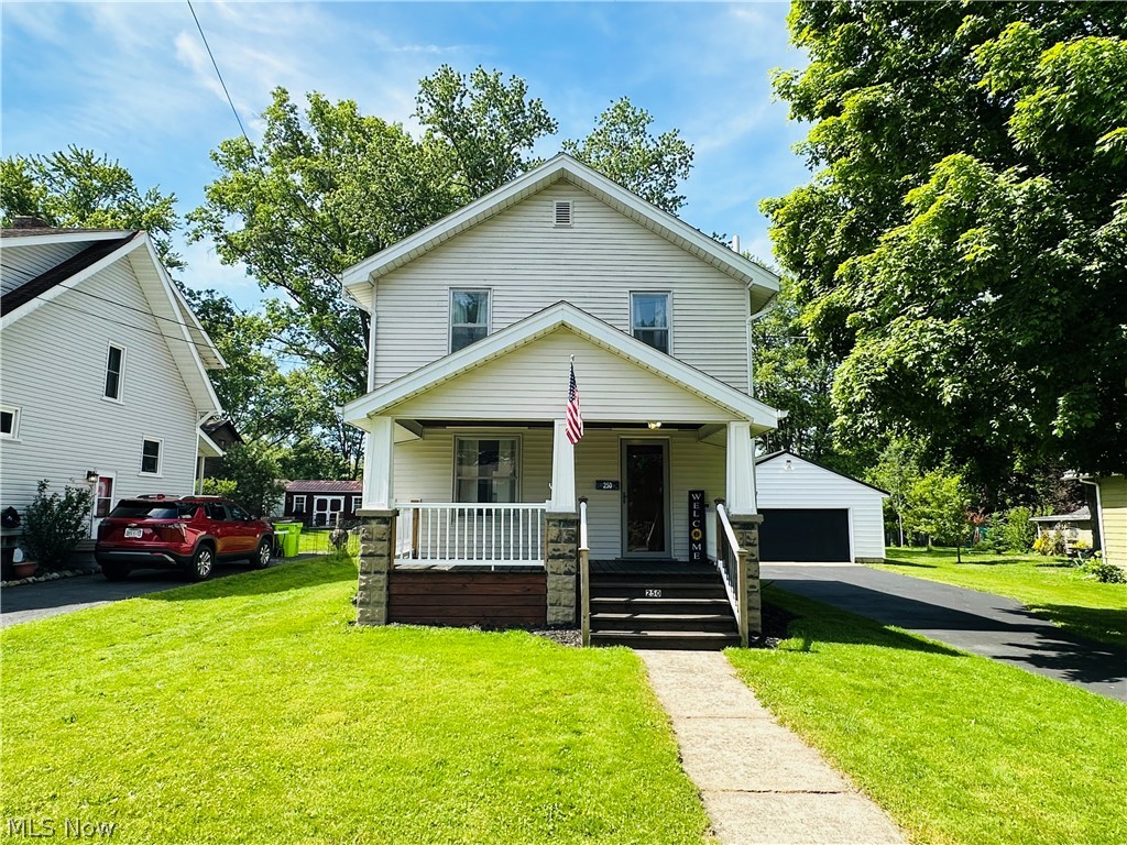 Newton Falls….ARE YOU READY for this one?! You’re going to love your freshly updated 3 bed/2 full bath conventional home WITH a potential fourth bedroom in your partially finished basement! After years of TLC and constant updating seller is ready to pass the baton on to the new owners! The seller has put so much love & care into this home, including a new metal garage roof, garage windows, brand new flooring throughout the home, newer furnace & A/C unit, fresh paint throughout, a new rear deck, fresh landscaping, and much much more!! You’re gonna love this super quiet street where your kiddos can ride their bikes for days w/out worry & is located only 2 short blocks from City Park! As you drive onto your freshly sealed blacktop driveway you'll love pulling up to your extra large 2 car finished garage! This is perfect for Dad‘s man cave of his dreams where he can work on cars in peace or set up a bar & TVs for those game nights w/the guys! Your kids will love their oversized backyard where they can be kids without being confined & would be the perfect place to install a pool or a garden! You will love sipping your morning coffee out on your beautiful front porch which spans the entire width of the home & would be great for a classic porch swing!  Your home "POPS" the second you walk in w/that new carpeting smell & fresh paint! Your oversized kitchen has plenty of cabinet space for all of your kitchen utensils & conveniently comes w/a stove & a dishwasher! Your separate dining room can fit the largest of kitchen tables for those holiday dinners & birthday parties for the kiddos! Your huge living room can fit the biggest of sectionals & your large flat screen will mount perfectly on the wall! BONUS: The entire home has the ORIGINAL woodwork & has been kept in immaculate condition!  All 3 of your bedrooms & your first full bath are on the 2nd floor! Your partially finished basement w/your 2nd full bath could be your teenagers game room of a lifetime! Better book TODAY!!