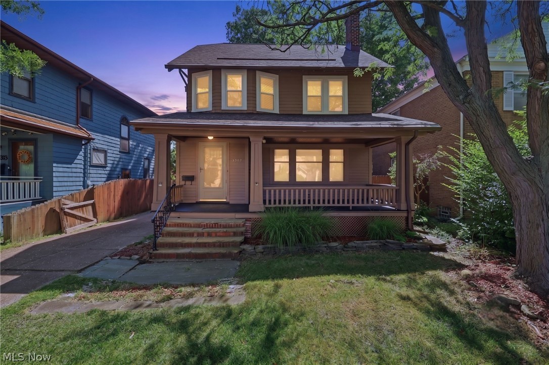 Welcome home to this beautifully updated Lakewood gem, where classic charm meets modern living. This spacious home features 4 bedrooms and 1.5 bathrooms, including a newly finished third floor that adds a generous fourth bedroom, perfect for guests, a home office, or additional living space. The updated kitchen showcases butcher block countertops and opens to bright, inviting living spaces filled with character. A newly added half bath on the main floor provides extra convenience, while the enclosed porch off the full bathroom offers the perfect space for a walk-in closet, dressing room, reading nook, or home office. Outside, enjoy a manageable backyard with just the right amount of space for entertaining, gardening, or creating your own private oasis. Located just minutes from Detroit Avenue’s popular restaurants, coffee shops, boutiques, Lakewood Park, Edgewater Park, and downtown Cleveland, this home offers the perfect blend of neighborhood charm and city convenience.