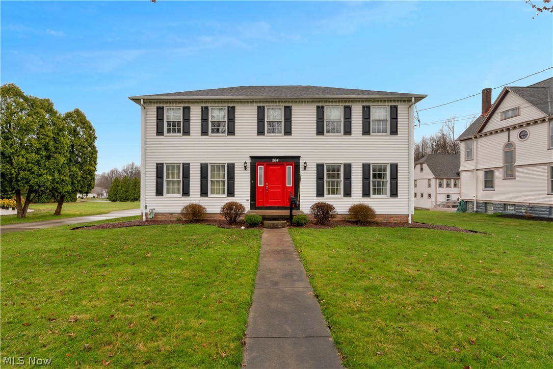 Your family will love living in the highly sought-after Canfield School District, with the convenience of being within walking distance to the Village Green, library, high school, and middle school. Many updates have already been completed for you. The fully renovated master bathroom features an extra-large walk-in shower, granite countertops, counter-height cabinetry, updated lighting, a comfort-height commode, and ceramic tile flooring. The main full bath has also been updated with a tub/shower unit, granite countertop vanity, new lighting, comfort-height commode, and ceramic tile floor. The home has been freshly painted and includes new carpet in the bedrooms and spacious living room. The kitchen offers a brand-new stove and refrigerator, and the microwave (purchased but not yet installed) will also remain.   The formal dining room showcases beautiful crown moulding and durable LVT flooring. A dedicated first-floor office with LVT flooring provides the perfect work-from-home space. Cabinetry for the office is currently stored in the basement and can easily be reinstalled if desired. The updated laundry room includes a brand-new washer and dryer, newer cabinetry, functional decorative storage baskets, and a stationary tub. The large living room is ideal for entertaining and opens directly onto a deck overlooking the park-like backyard, creating a perfect space to relax or host gatherings. Additional updates include newer interior and exterior lighting, shutters, and a newly insulated front door for improved energy efficiency. Nice sized garage and driveway has the ability to be used as turn around seller was considering adding a 2nd garage off back of driveway. The hot water tank was replaced on November 4, 2025, and the roof shingles and central air system were updated approximately five years ago according to past owner.