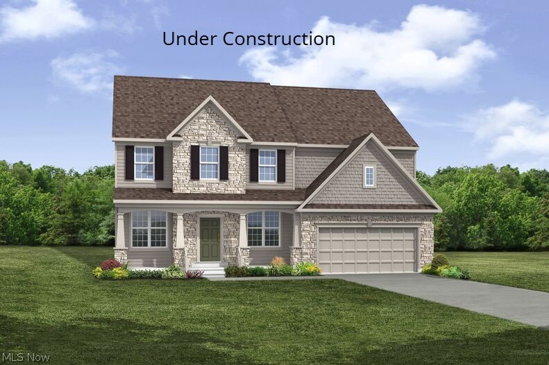 Home under construction. Welcome to Carpenter Glen in beautiful Brunswick, where scenic surroundings and spacious homesites create the perfect place to call home. This thoughtfully designed Buchanan features a two story family room, kitchen, breakfast area, and covered outdoor living space — ideal for everyday living and entertaining. Enjoy a first floor home office and formal dining room. The second floor boasts a spacious, spa-like primary suite as well as three additional spacious bedrooms. Conveniently located near shopping, parks, I-71, Scene75 Entertainment Center, and Mapleside Farms, Carpenter Glen offers the perfect blend of comfort, style, and convenience. Pictures are for illustrative purposes only.