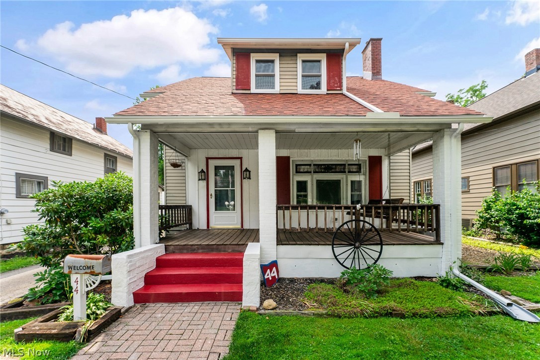 Welcome to this charming two-story home in the heart of Poland, Ohio offering four bedrooms, two baths, an upstairs bonus office/den with family bath.  The main level includes a spacious family room, open dining room leading to front living room, kitchen with tremendous potential, beautiful stained glass windows in dining room and living room, timeless character and charm in this ready for entertaining layout.  Upgrades include a new roof, new gutters, new central A/C and furnace, updated laminate flooring  in family room, hardwood in dining and living rooms, new carpet installed throughout the upstairs this week.
One of the properties standout features is the four-car garage with a second floor which has unlimited potential for a workspace, studio, recreation space and of course main floor garage potential.  The back of the house includes a custom designed covered patio area which doubles as a two-car carport,  the yard is partially fenced and gated, remodeled throughout including front porch, call today.