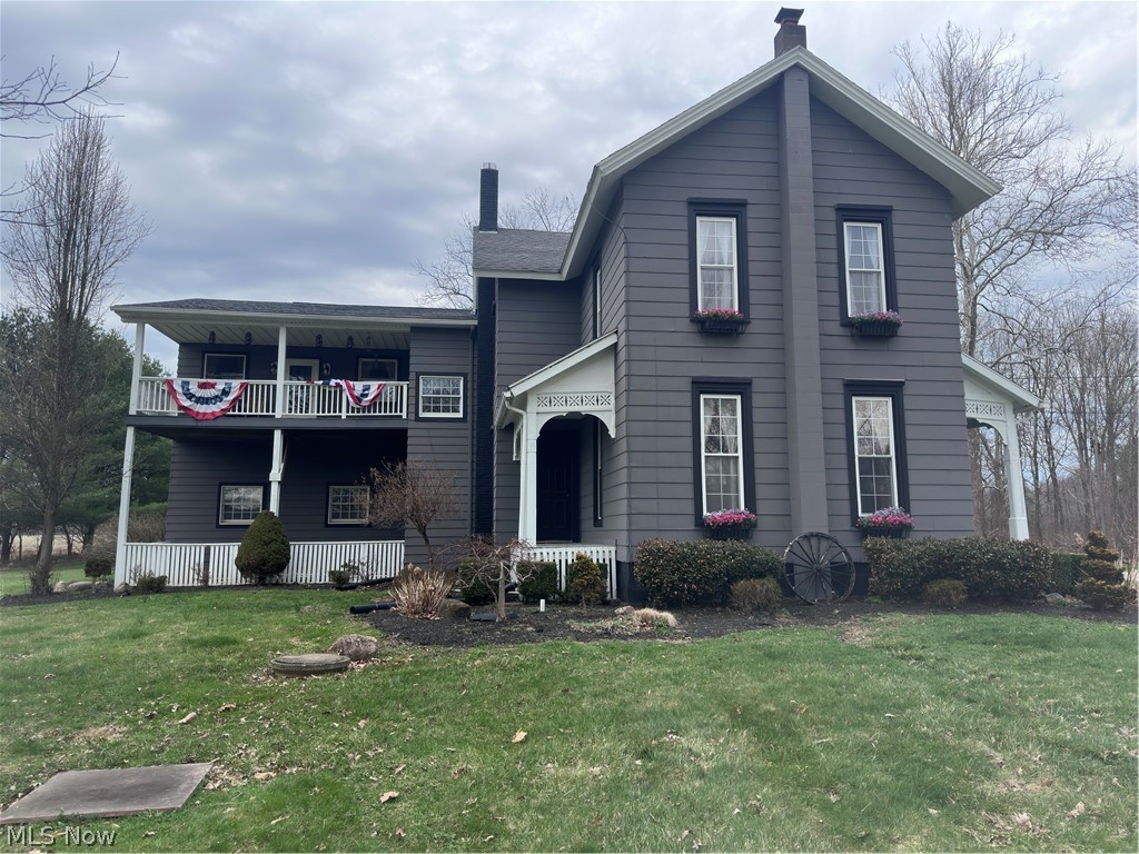 Step into the charm of 1900 with the comfort of today in this beautifully updated Victorian home on 3.74 acres in Austinburg Township. Offering approximately 3,292 sq ft, 3 bedrooms, 2.5 baths, and a 3-car attached garage, this property combines classic character with modern livability.

Inside, you’ll find large, light-filled rooms, original-style woodwork, and a welcoming layout ideal for everyday living and entertaining. The main level features a spacious living area with a fireplace, a generous dining space, a well-appointed kitchen with included range, and a convenient main-floor bedroom and bath. Upstairs, two additional bedrooms, a bath and a half, and an upper-level laundry room add flexibility and function. There is a full kitchen and the upstairs has a private entrance from the rear deck and the garage. This makes this home able to function as two separate living suites, expanding your options for blended living arrangements; or perhaps two individual Air BnB units or long term rentals.
Outside, enjoy the peaceful setting from the covered porch and rear deck overlooking the 3.74-acre lot. An additional outbuilding offers extra storage or hobby space, and the level yard provides room for gardening, gatherings, or pets. With public water and septic, this home blends rural comfort with practical convenience.
Located along State Route 307 in the heart of Ashtabula county's wineries, breweries, and covered bridges, you’re just a short drive to Geneva, the strip at Geneva-on-the-Lake, wineries, and Lake Erie recreation, while still enjoying a quiet country feel. Whether you’re looking for a full-time residence, a weekend escape, or a distinctive historic property, this Austinburg Victorian is ready for its next chapter.
Schedule your private showing and experience the space, character, and setting this home offers!!
