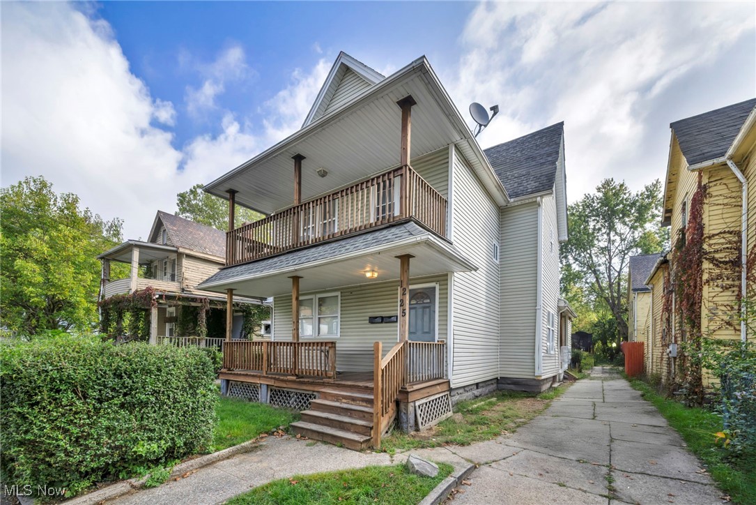 Updated duplex offering stable income with clear upside potential. The property features a 2-bedroom, 1-bath unit on the first floor and a 3-bedroom, 1-bath unit on the second floor. The upper 3-bedroom unit is currently rented at $900 per month through CMHA, providing consistent subsidized income. The lower 2-bedroom unit is currently vacant, allowing a new owner to immediately lease at market rent or occupy.

Recent improvements include a new roof (2025), new windows (2025), new tile showers, new flooring, updated siding, porches, basement updates, and updated appliances and water heaters. Lead compliance has been approved.

Utilities are separately metered with tenants responsible for electric and gas. Water and sewer are owner-paid. Property is connected to public sewer and city utilities. Inspection report available. Showings with notice only. Do not disturb tenants.
