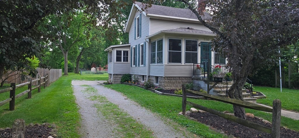 This delightful Cape Cod offers a wonderful blend of comfort and timeless character in the heart of Wellington. With 1,395 square feet of welcoming living space, this three-bedroom home is move-in ready and waiting for its next owner to settle in and feel right at home. The enclosed front porch is a standout feature, providing an ideal place to enjoy your morning coffee or relax in the evening. Once inside, you'll find fresh paint throughout that gives each room a bright, clean appearance. Newer carpet adds a layer of comfort and warmth, making the home feel cozy from the moment you enter through the door. The rustic kitchen brings personality and charm, offering a practical, inviting space for anyone who enjoys cooking and gathering. Three comfortable bedrooms round out the layout, providing flexible space for rest, work, or hobbies. The classic Cape Cod design lends an easy, natural flow throughout the home. The location adds even more appeal. Wellington Park is just a short distance away, perfect for picnics and outdoor recreation. Everyday errands are simple with a market right around the corner, and the well-known Lorain County Fairgrounds sits nearby. Outdoor enthusiasts will love the scenic Wellington Reservoir, while residents will appreciate being close to Wellington High School. This home truly captures the appeal of small-town living. Come and discover everything that 116 Pleasant Street has to​​‌​​​​‌​‌​​​‌‌​​​‌‌‌​​‌​​‌‌​​​​ offer.