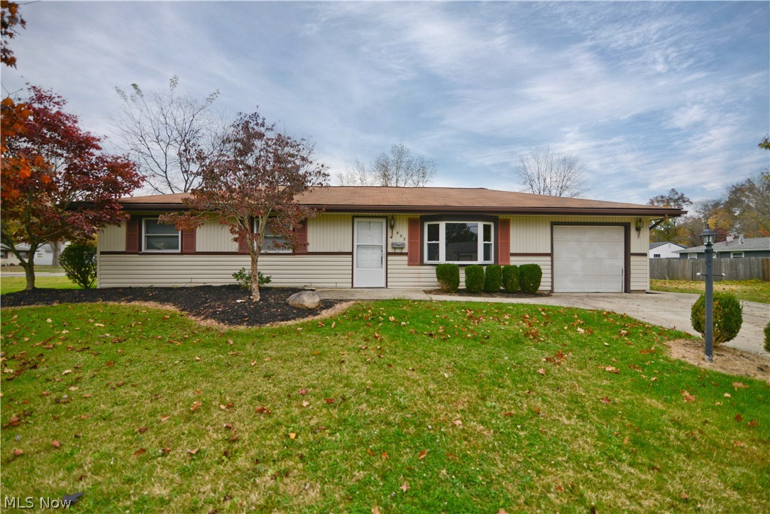 Easy one floor living at your finest! This basement-less ranch is perfect low effort maintenance! Upon entering you will see the neutral colored walls and newer laminate floors. The fully equipped kitchen was remodeled a few years ago and is large enough to fit a dining table. The laundry is conveniently located off the garage and even has some room for storage. Head down the hall to the 3 bedrooms that are all ready for your new carpet, the full bath with a walk in shower and a bonus room that could be a fourth bedroom. All of this in a quiet neighborhood!! Seller is offering a $1,000 carpet allowance to pick your own color!!!