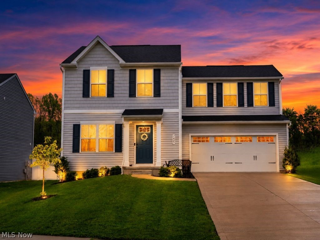 Built in 2023 and priced to move. This is the new build feel without the new build wait, and at $295,000, it is one of the strongest values you will find in this price range right now. Three bedrooms, 2.5 baths, two stories, and a main level that actually flows. Kitchen, living, and dining all open together the way people want to live. Bold black cabinetry, light countertops, stainless appliances, and LVP flooring throughout. Nothing to update, nothing to fix. Just move in. Upstairs the layout is exactly what buyers ask for. All three bedrooms are on the same level, laundry where it belongs, and a primary suite that gives you real separation at the end of the day. Out back you get something that is genuinely hard to find in this price range: no rear neighbors. Just open space and privacy behind you. The basement is already plumbed for a full bath and ready to finish. That is not a project, that is equity waiting on a decision. Two car garage, expanded driveway, low HOA, and a street that still feels new. This home is ready right now and the price just got sharper.