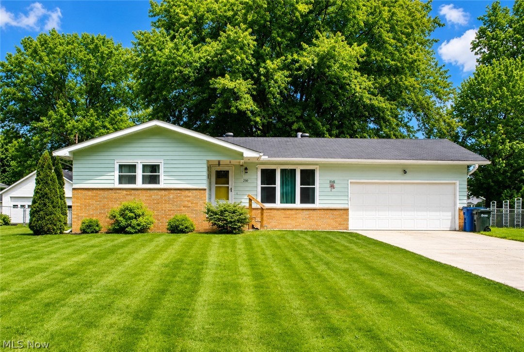 Wonderful Ranch style home on a private street will impress.  Warm living room opens to remodeled, eat in kitchen with stainless steel appliances and large pantry.  All bedrooms with good size closets.  Basement offers partially finished recreation room, additional bedroom or hobby room and laundry area.  Fully fenced yard with shed is the perfect place to enjoy the outdoors.  Newer septic 2024.  Double wide concrete driveway offers additional parking.  You've found it... call agent today.