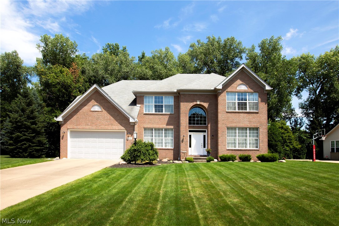 Beautiful Colonial in Stonebridge Subdivision. This home is on a Cul-de-sac street for less traffic. It is impressively Maintained! Just over 3000 Sq. Ft. this won't last. 4 bedroom, 2 1/2 Bath. There is a Living Room and 1/2 bath on the first floor that easily could be converted into a 5th bedroom and full bath. The large 2 story Great Room and Kitchen are open and expansive for your entertainment needs with a gas fireplace.  The kitchen boast new appliances, just installed. There is also a 2 story Foyer and Formal Dining Room that welcomes you. Two entry staircase leads you to the 2nd floor with 3 nicely sized bedrooms, 2 are vaulted and full bath. The Master Suite is includes a siting area and glamour bath with walk in shower, jetted tub, separated double vanity and YES, TWO LARGE WALK IN CLOSETS!! The Basement has been completely waterproofed and inspected. It is a great layout and easily transformed into whatever your needs are. The Lennox high efficiency furnace was installed 201