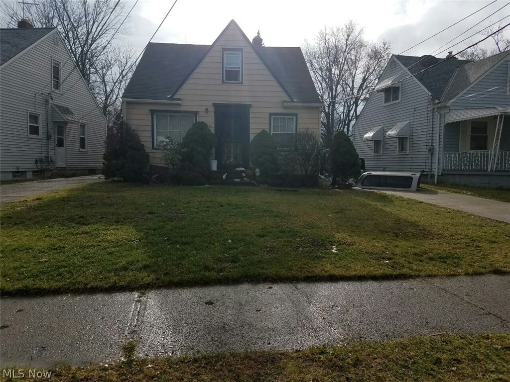 Nice Cape Cod.  Featuring 3 spacious bedrooms 1.5 baths.  Hardwood flooring in living room; eat in kitchen area.  Kitchen has ample cabinetry.  Two car detached garage for extra storage.  Schedule your showing Today and submit your offer.