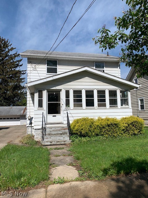 Come visit this spacious colonial on a popular street in North Hill!  Very well maintained home has 3 bedrooms, a dining room off the kitchen and a 2 car garage. 
Enjoy a cup of coffee in the sunny front enclosed porch. Wood floors throughout much of the home, with updated laminate on other parts.  The furnace and water tank are both newer and the electric is updated. There is an older full bathroom in the basement that is semi closed in.  With some extra touches, you could have another living area in the basement.  The garage is attached to the neighbor garage, and the driveways are side by side, not shared.  Please give ample notice.  Tenant occupied so please give 24 hour notice before any showings.