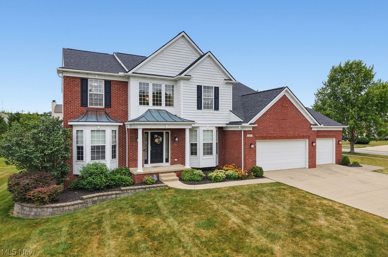 Don't miss the opportunity to preview this big 4 bedroom 3 bath 3,000+ sq ft home in the beautiful New Hamptons. It offers a 3 car garage, with a spacious master suite, full size kitchen with a sunroom and a very nice granite counter top wet bar in the basement. The community playground and access to the community pool are just a short walk. Close to 77, 480 and turnpike access.