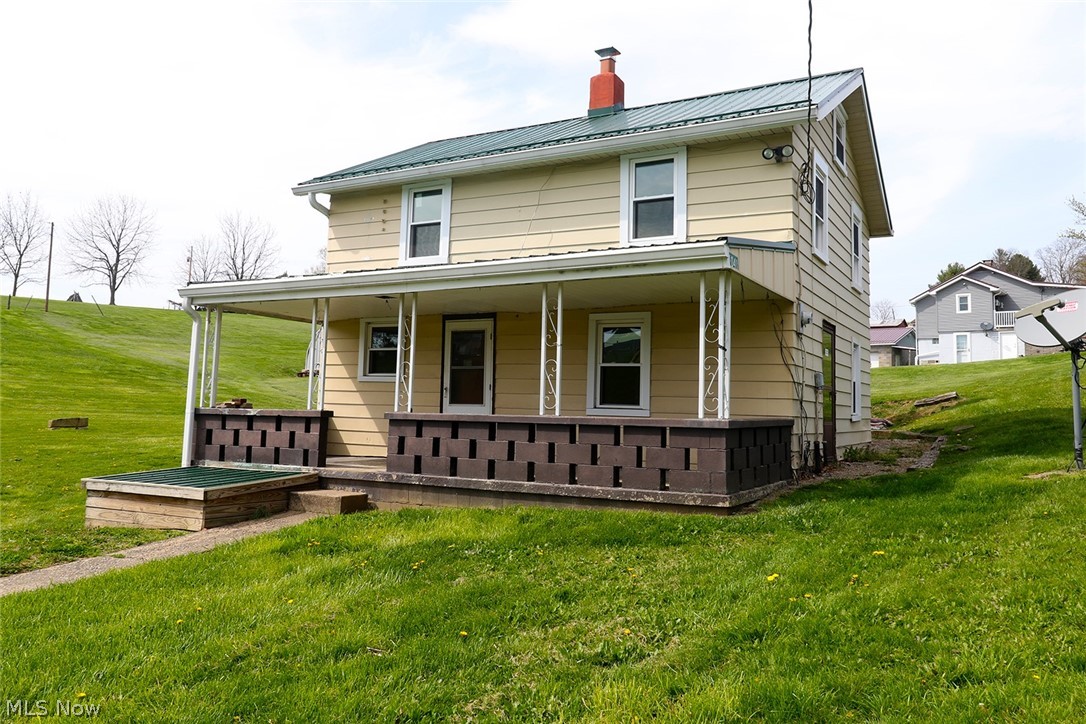Plenty of room in the 1800-plus square foot home. Original construction 100 years, but well-kept and remodeled over the years, large addition added in 2012 also includes large two-car garage. Large eat-in kitchen with the washer and dryer so no steps for washing clothes. Very nice country location, approximately three miles from Buckeye Local High school and State Route 150 an additional three miles to State Route 7. Plenty of opportunity and plenty of room.