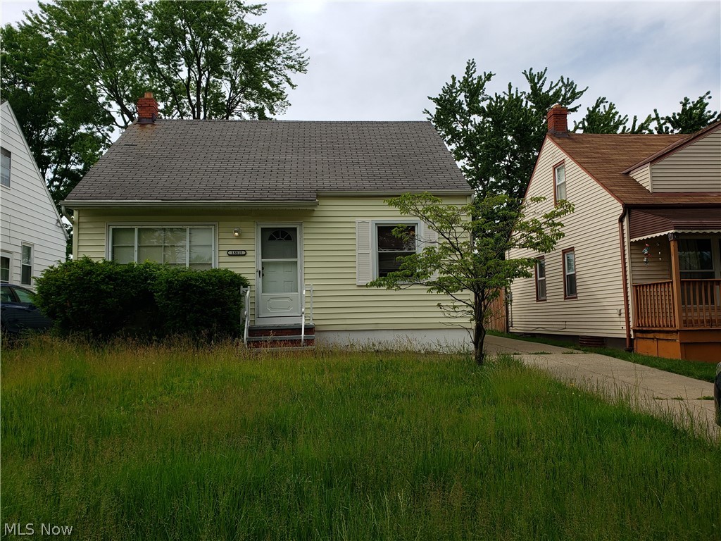 Quaint bungalow that needs some TLC. Perfect opportunity for an investor or owner/occupant willing to put in some work. Two bedrooms on the first floor and a large third bedroom upstairs with hardwood floors. Full bath on the main floor with an additional half bath in the partially finished basement.