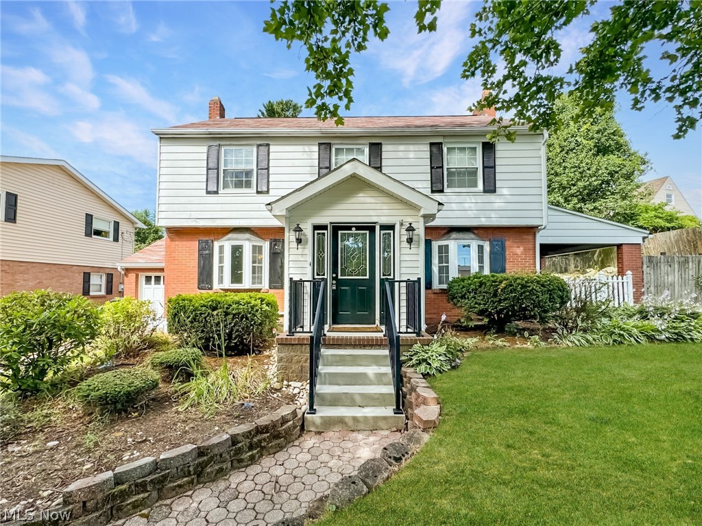 Located in the heart of the city just minutes from schools and shopping, this 4-bedroom, 2.5-bath home offers space, character, and convenience throughout. The main level features a formal dining room and a large living room centered around a cozy fireplace, with original hardwood flooring adding warmth and charm throughout much of the home. The kitchen offers ample space and walks out to a private, fenced-in backyard—perfect for entertaining or relaxing outdoors. Upstairs, you’ll find four generously sized bedrooms and a full bath, providing plenty of room for family or guests. The partially finished basement offers additional living space with a rec room and a second fireplace, ideal for a game room, media area, or home office. Don’t miss your opportunity—schedule your showing today!