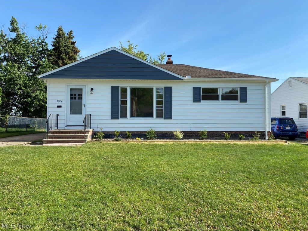 Great opportunity to own this wonderful Parma 3-bedroom, 2- full bath ranch style home with extensive remodeling. Ready for Immediate occupancy!!!  
Lovely eat in kitchen with new cabinets, counter tops, stainless-steel, dishwasher, microwave and sink. Convenient first floor Bathroom, newly added beautiful full bathroom in the basement. Gorgeous refinished hardwood flooring throughout and freshly painted interior.
Large finished recreation room with a fun and funky decorator fireplace! New electric panel box, wiring, plumbing, hot water tank, furnace, glass block windows and roof on the home. Owner has waterproofed 80% of the basement.  Large relaxing fenced in backyard only needs a front gate to make it completely enclosed. Plus 2 car detached garage that offers extra parking space, cute newly landscaped yard. Don’t miss out on this gem of a home!