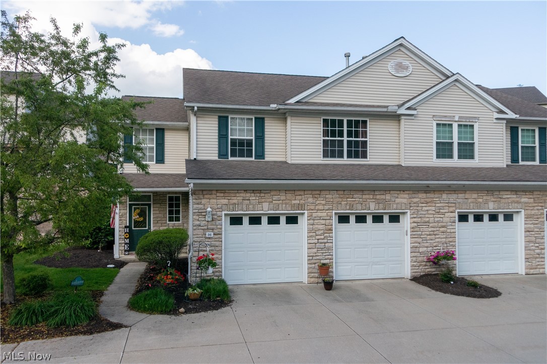 Fantastic, Updated & Super Nice 3 bedroom, 2 1/2 bath condo across the street from metro park walking trails!  Enter the great room with lots of windows allowing for an abundance of natural light AND a beautiful gas fireplace.  The great room is open to the dining area with access to nice patio and then you have the phenomenally updated kitchen complete with plenty of custom cabinets (soft close), granite, glass back splash, pantry, stainless steel  appliances (gas stove) and porcelain tile floor.  First floor powder room and laundry room complete the first floor.  Upstairs, you will fall in love with the huge master suite!  The walk-in closet is 12 x 9 and has a built in dresser & recessed lighting.  The master bath is gorgeous with modern double vanity/granite and amazing walk in shower with 2 shower heads & porcelain tile flooring.  The other 2 bedrooms are good size and there's a 2nd updated full bath - 2017.  Enjoy the  attached 2 car garage with 220 volt car charging outlet added