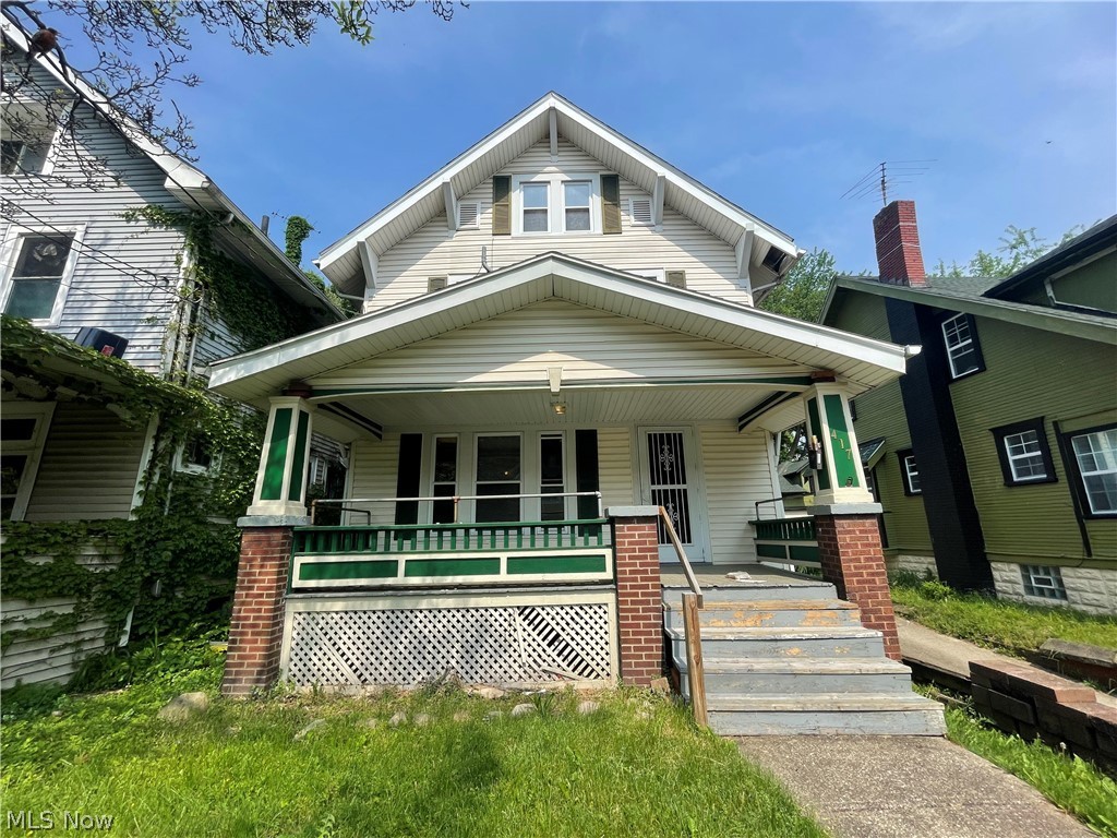 Large colonial with two car garage. Home needs work however has lots of potential for the savvy investor. Thick wood baseboards give this home elegance, large living room, dining room, kitchen, and also features a walk up attic. Excellent house for an investor, flipper, or handy homeowner!
