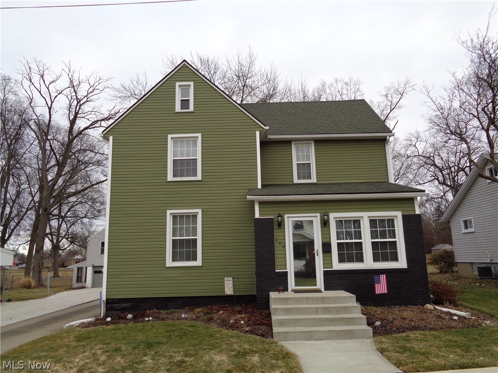Well Maintained Spacious Home and Property Located in Perry Township! Water is serviced by Aqua not Canton City so no issue with transfer when purchased. Features Large Living Room with Fireplace. Fully Applianced Remodeled Eat-In Kitchen, Formal Dining Room, Sunroom/Office, Two Spacious Bedrooms, Large Remodeled Bath. Remodeled Half Bath on First Floor, Enclosed Rear Porch. Unfinished Attic. Waterproofed Basement with Glass Block Windows. Exterior Features Include Deck, Vinyl Siding, Two Car Garage/GDO with Additional Parking. A Rare Find!