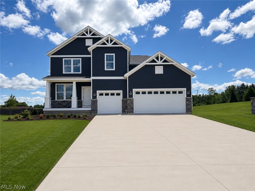 Stunning Quick Move-In new construction at Hawks Ridge — Medina School District! Welcome to Hawks Ridge, Medina’s newest sought-after community! This stunning quick move-in Decatur floor plan offers 3,222 sq. ft. of thoughtfully designed living space with 4 bedrooms, 3.5 baths, and an extended 3-car garage, available for move-in June 2026. Designed for both everyday living and entertaining, this home features a spacious gathering room extension, cozy fireplace, and a chef-inspired kitchen complete with built-in appliances, oversized island, and abundant cabinetry. Enjoy seamless indoor-outdoor living with both a charming covered front porch and rear deck, perfect for relaxing or hosting guests. The open-concept layout provides generous living spaces, spacious bedrooms, and elevated finishes throughout. Located just minutes from Historic Downtown Medina, shopping, dining, and within the highly rated Medina City School District, Hawks Ridge offers the perfect blend of luxury, convenience, and community living. Don’t miss your opportunity to own one of the few remaining quick move-in homes in this exciting new community!