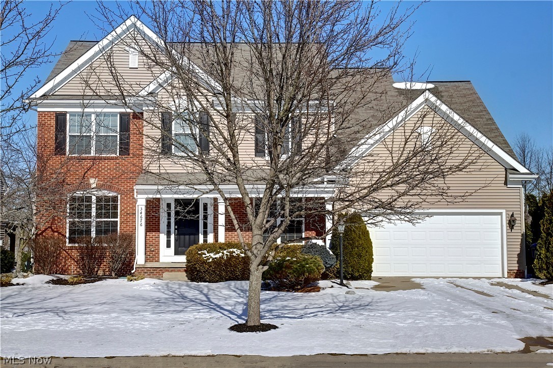 Built in 2007, this Drees home will surely suit all of your needs. This Hamilton model has a beautiful open floor plan and generous amounts of natural light. There are 4 sizeable bedrooms, ample closet space and ceiling fans throughout. Master bedroom has custom roman shades, an en-suite with a dual vanity and a nice soaking tub. Kitchen has updated appliances (2015-2018). The wood cabinets give the kitchen a cozy feel. Built in desk area with extra shelving creates a nice work space in the kitchen. Plenty of storage in the large laundry room, pantry and attached 3 car garage. Finished basement (2011) with a full bathroom, wet bar and TV area (TV and basement fridge stay). There is plenty of room left in the basement for your storage needs. Sump Pump was replaced with a new pump and backup system. You will find hardwood floors throughout the downstairs. Whole house was painted in 2021 in today's colors. Pergola and small patio were added in 2015 & overlooks your fenced in yard and the