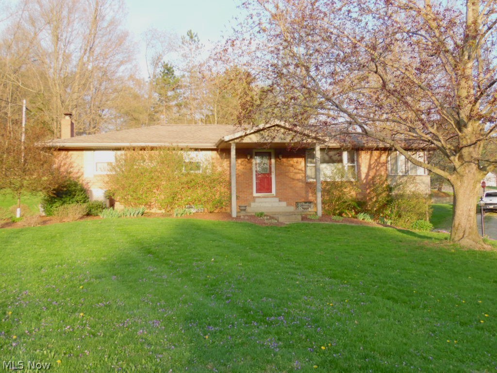 This is an immaculate, brick ranch, located in river view school district, on almost an acre of land. This home is in move-in condition. All interior and exterior work makes this home like new. There is a remodeled kitchen with all recent updates with a large attached dining area. There is a full, partially finished basement, plus a large storage area. There is a heated, 2 car garage with door openers. The home has a main floor utility area. There is a large rear deck plus patio and fire-pit. This home is an all electric home with heat pump, furnace and central air. Basement has been "B-Dried" and has glass, block windows. Immediate possession possible.