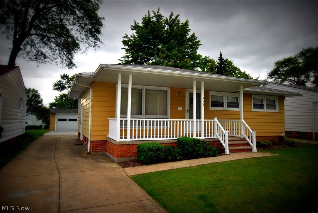 **City Point of Sale inspection complete**The home is Violation Free**  This is Great 3 Bedroom Ranch with a large front Porch.  Spacious Living Room, Large Eat in Kitchen will all appliances; All Bedrooms with Wood Floors and Large Closets; Finished Lower Level with a Great Room/Recreation Room, Workshop Area and loads of Storage.  Some Newer Concrete on Driveway, Covered Patio off the back of the home; Large backyard; 1 Year Home Warranty Included with the sale of the Home.  Great Location, Close to All Conveniences; A Must See!!