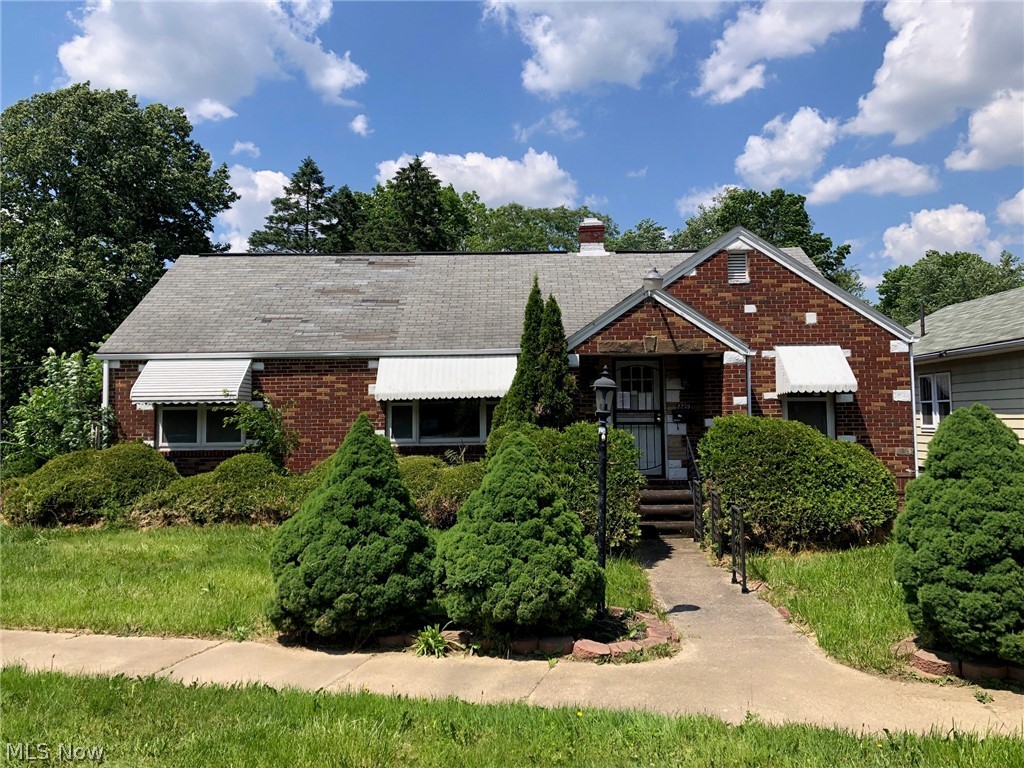 Brick Bungalow on corner lot. Living room & dining room.  Detached 2 car garage.  Seller will not complete any repairs to the subject property, either lender required or buyer requested. The property is sold in AS-IS condition. Buyer to verify all information, Buyer or Buyer's agent responsible to check with Building, Zoning, EPA, DEA, Tax Department or any other requirement for intended use. Buyer to pay for all inspections. Earnest money to be a cashier's check. Subject to clear title.