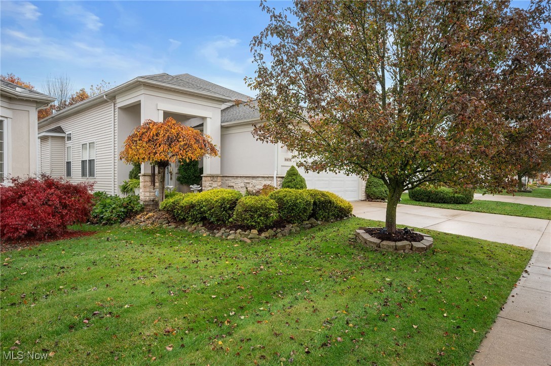 Nestled in the highly sought-after Scottsdale community of Broadview Heights, this charming modern custom Cape Cod offers effortless living in a serene wooded setting. With 2,724 SF above grade and a total of 4,416 SF including the expansive 1692  SF unfinished lower level, this home blends comfort, style, and space. The bright, airy open floor plan features vaulted ceilings and abundant windows that flood the home with natural light. A spacious foyer leads into the Great Room, complete with a cozy gas log fireplace—perfect for entertaining or relaxing evenings at home. The sun-drenched eat-in kitchen includes a breakfast bar and opens to a full wraparound deck, ideal for gatherings or quiet mornings with nature. The first-floor primary suite offers a walk-in closet and a luxurious ensuite bath with a jetted Jacuzzi tub and walk-in shower. A convenient laundry room and half bath complete the main level. Upstairs, two generously sized bedrooms with ample closet space share a full bath. The finished walkout lower level adds an impressive 1,692 square feet of additional living space, featuring high ceilings, garden windows, and endless possibilities for a home gym, media room, guest suite, or storage. Enjoy a low-maintenance lifestyle with a remarkably low HOA fee of just $124 per month. Located minutes from shopping, dining, major highways, and the scenic Cuyahoga Valley National Park, this home offers both tranquility and convenience. With limited inventory in Scottsdale, this gem is priced to sell. Whether you're downsizing, buying your first home, or seeking a peaceful retreat, 9478 Scottsdale Drive is the perfect place to call home. Buyers must provide proof of pre-approval at or above the list price, or verification of funds, before a showing can be scheduled. Schedule your private showing today!